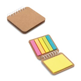 6 blocos adesivados com capa em papel kraft - Eco93718SP