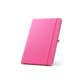 Caderno A5 de capa dura em PET 100% reciclado, com p�ginas pautadas recicladas - Eco93297SP