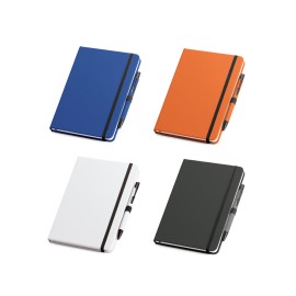 Conjunto de caderno A5 e caneta esferogr�fica com escrita em azul - Eco93795SP