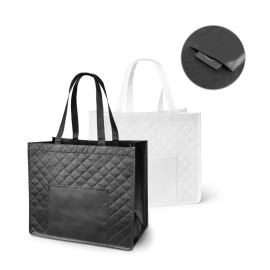 Sacola em non-woven laminado (110 g/m�) com bolso frontal (175 g/m�) - Eco92859SP