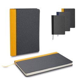 Caderno A5 em couro reciclado - EcoCAD485