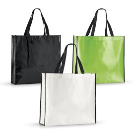 Sacola em non-woven laminado (120 g/m�) com lamina��o brilhante - Eco52856SP