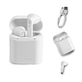 Fones de ouvido wireless com autonomia de 6h em ABS - Eco97912SP