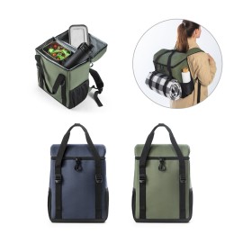 Mochila t�rmica 16 Litros almofadada em ripstop poli�ster reciclado 600D com interior forrado em PEVA 16 Litros - Eco92099SP