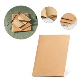 Caderno A4 de capa flex�vel em cart�o (250 g/m�) com p�ginas lisas - Eco53625SP