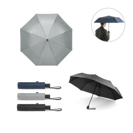 Guarda-chuva, dobr�vel, em poli�ster 100% reciclado com abertura autom�tica - Eco99041SP