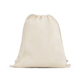 Sacola tipo mochila 100% algod�o org�nico (140 g/m�) - EcoSP92527