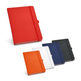 Caderno B6 de capa dura em c.sint�tico com p�ginas lisas - Eco93723SP