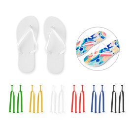 Chinelos com sola totalmente personaliz�vel em sublima��o - Eco95082SP