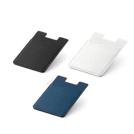 Porta cart�es para celular com bloqueio de RFID em PU - Eco93334SP