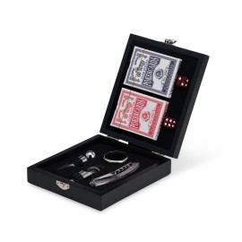 Kit Vinho com Jogo de Baralho - Eco08128