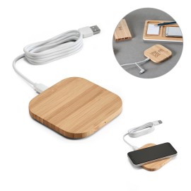 Carregador por indu��o super-r�pido em bambu (15W) - Eco57910SP