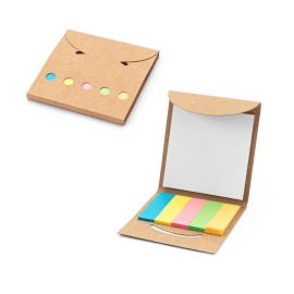 Conjunto para escrit�rio, em papel 100% reciclado, com 6 blocos adesivados - Eco93663SP