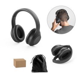 Fone de ouvido wireless dobr�veis com ANC e autonomia de 15h, em ABS 100% reciclado - Eco97138SP